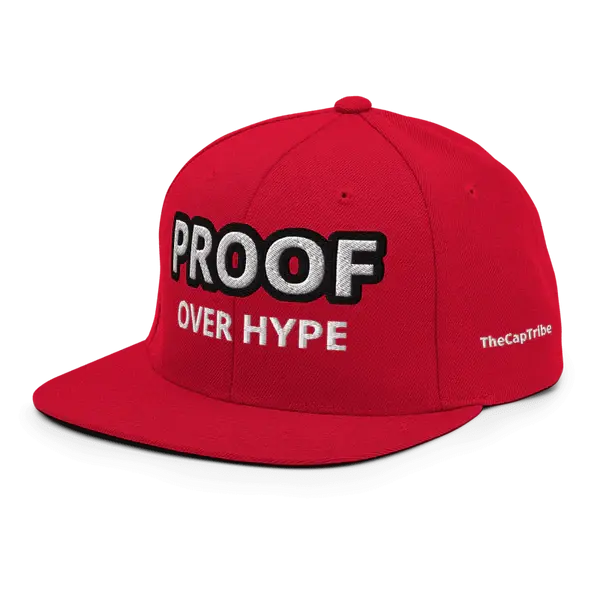 Proof Over Hype cap urban streetwear lifestyle