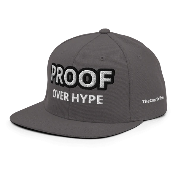 Proof Over Hype cap urban streetwear lifestyle