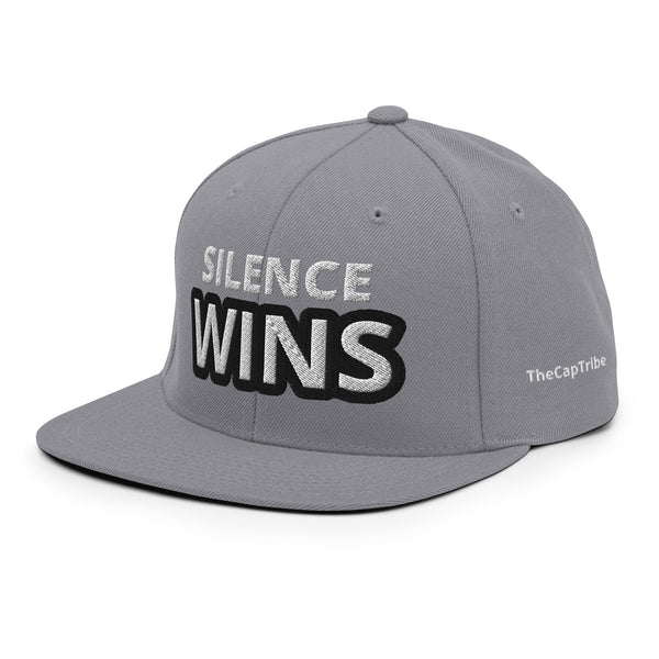 Lifestyle shot: urban model group wearing TheCapTribe™ Silence Wins snapback hat.