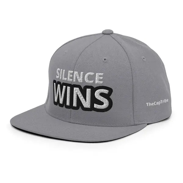 Lifestyle shot: urban model group wearing TheCapTribe™ Silence Wins snapback hat.