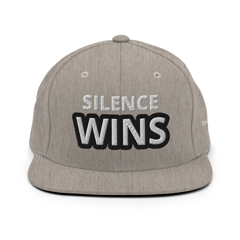 Lifestyle shot: urban model group wearing TheCapTribe™ Silence Wins snapback hat.