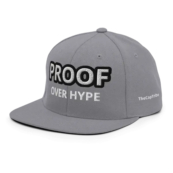 Proof Over Hype cap urban streetwear lifestyle