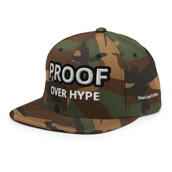Proof Over Hype cap urban streetwear lifestyle