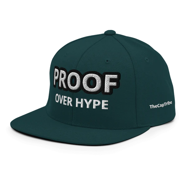 Proof Over Hype cap urban streetwear lifestyle
