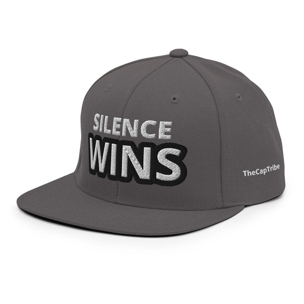 Lifestyle shot: urban model group wearing TheCapTribe™ Silence Wins snapback hat.