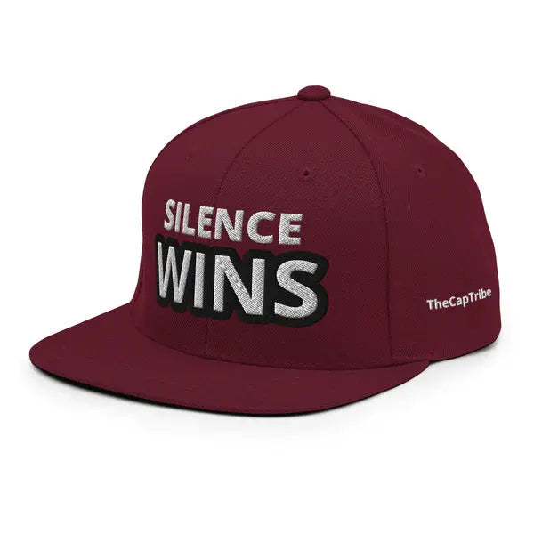 Lifestyle shot: urban model group wearing TheCapTribe™ Silence Wins snapback hat.
