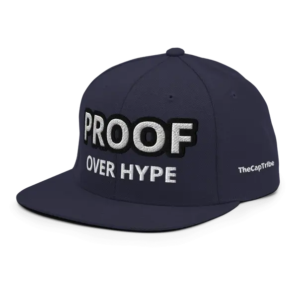 Proof Over Hype cap urban streetwear lifestyle
